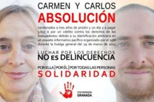 [Vídeo]: Declaraciones de Carmen y Carlos, condenados a 3 años por estar en un piquete