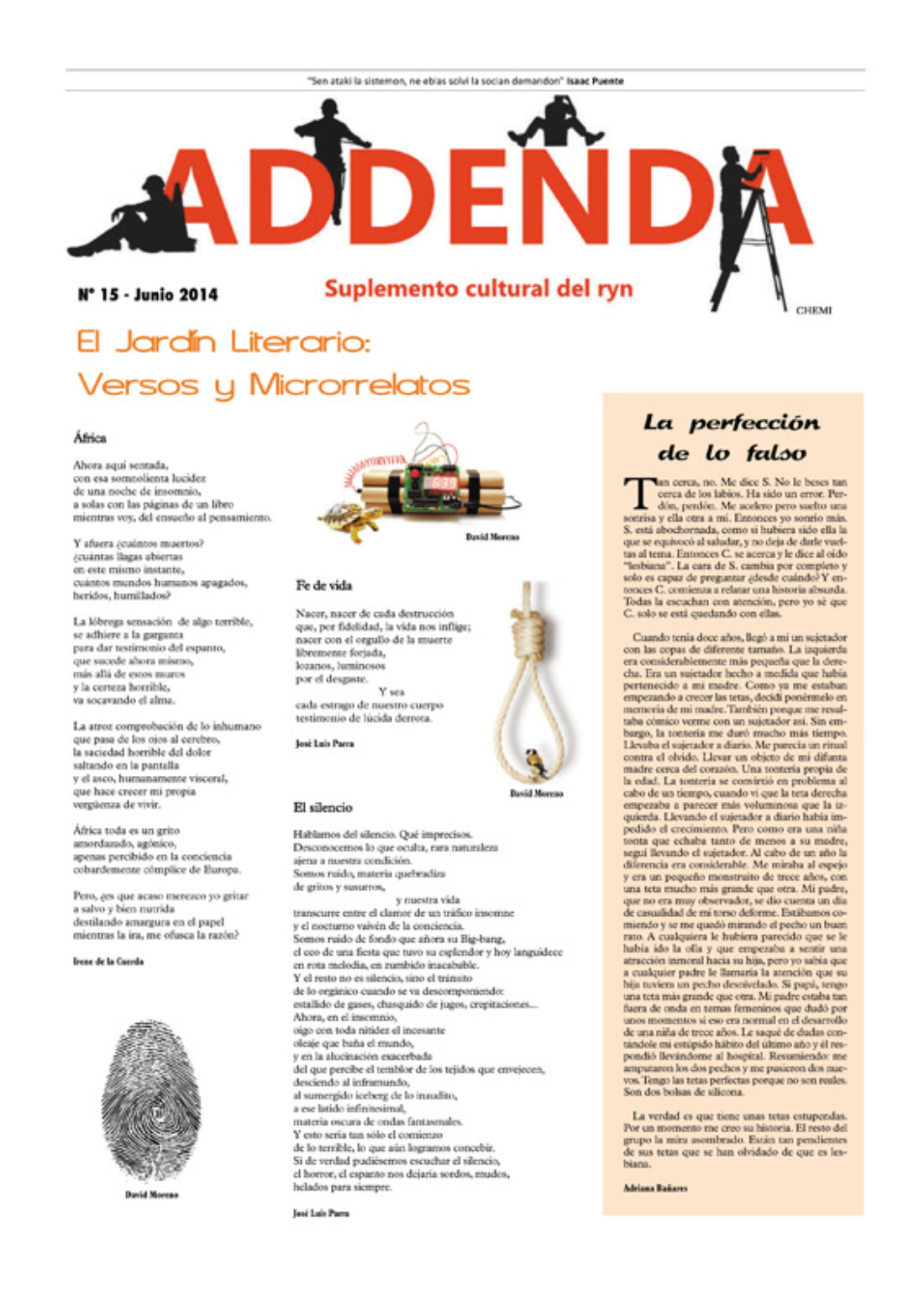 Addenda, suplemento cultural del RyN – Nº 15, junio 2014