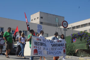[Vídeo]: CGT. Manifestacion contra recortes sanitarios. Algeciras 23/07/2014