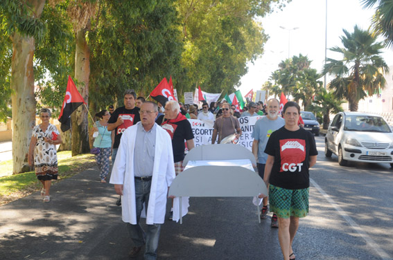 [Fotos] Manifestación en Algeciras contra los recortes en la Sanidad Pública