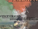 24J: Concentración en apoyo al pueblo palestino en Madrid
