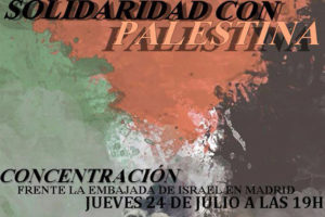 Concentraciones en apoyo al pueblo palestino (Convocatorias)