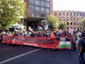 [Fotos] Multitudinaria manifestación en Valencia contra la masacre al pueblo palestno