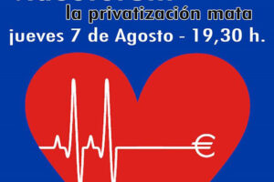 Acto en San Clemente (Cuenca): La privatización mata