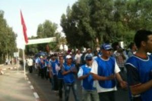 Los trabajadores de las subcontratas de los fosfatos de Khouribga mantienen su lucha