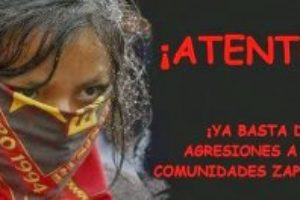 Frayba: Zapatistas desplazados ante riesgo de ataque