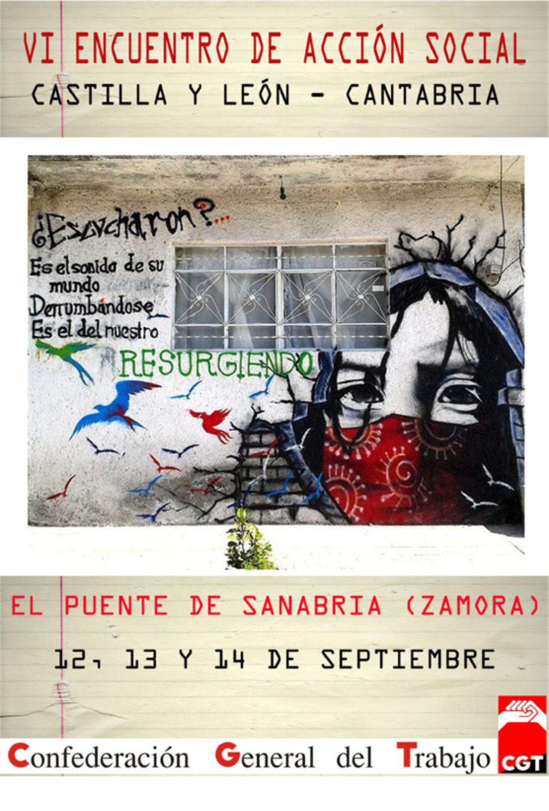 VI Encuentro de Acción Social de Castilla y León. El Puente de Sanabria 12, 13 y 14 de septiembre