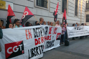 [Fotos] Concentración de Santander en defensa de las libertades y los derechos de las personas