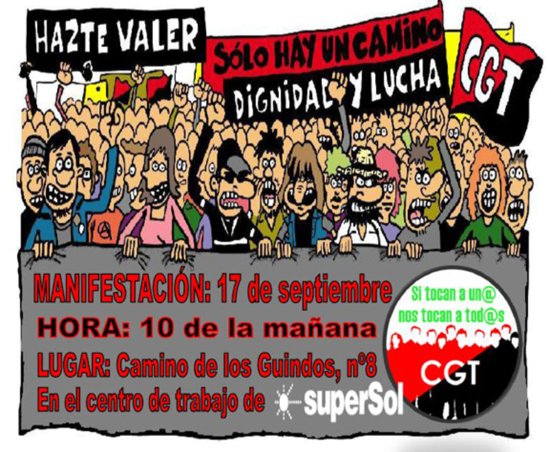 17-S: Manifestación en Supersol Málaga