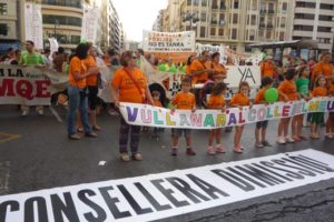 [Fotos] Manifestaciones en el País Valencià contra la política educativa del Gobierno valenciano