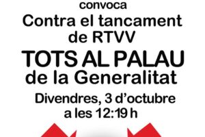 3-o Valencia: Concentración contra el cierre de RTVV