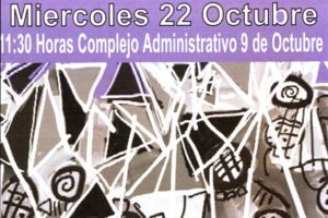 22-O Valencia: Nueva concentración de las trabajadoras de limpieza del complejo administrativo 9 d’Octubre