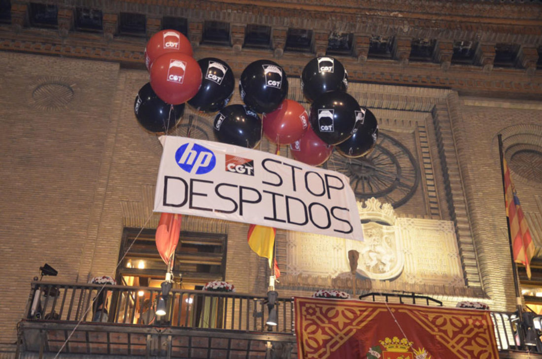 6-N Barcelona: Concentración contra los despidos en HP