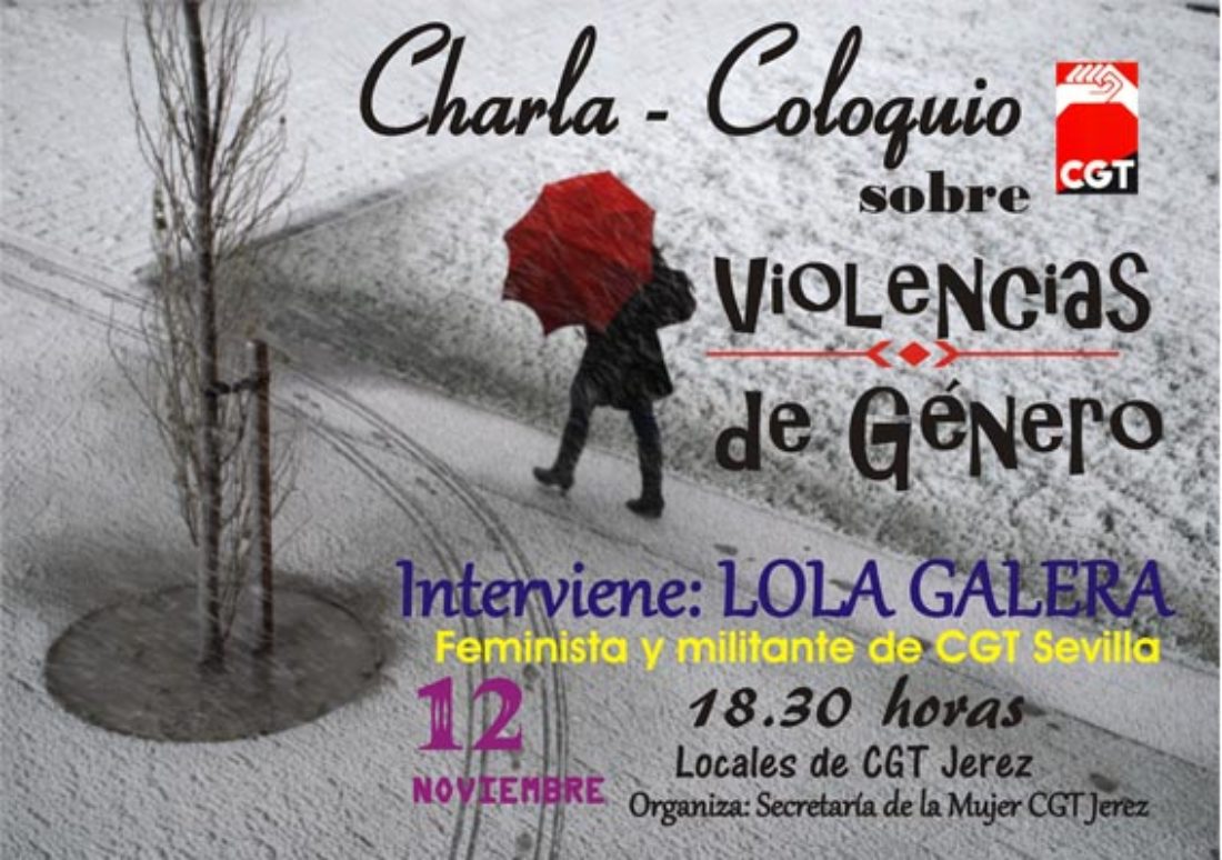 12-N: Charla sobre Violencias de Género en Jerez