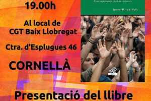 4-N:  Presentación del libro «Votar o decidir: guía rápida para electores remisos», con Antonio Pérez Collado en Cornellà