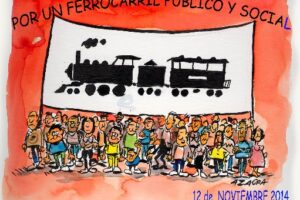 12-N: Viaje reivindicativo en tren desde Valencia y Madrid a Cuenca en defensa de la línea convencional