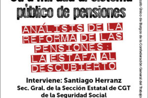 18-D: Charla-debate sobre las pensiones en Burgos