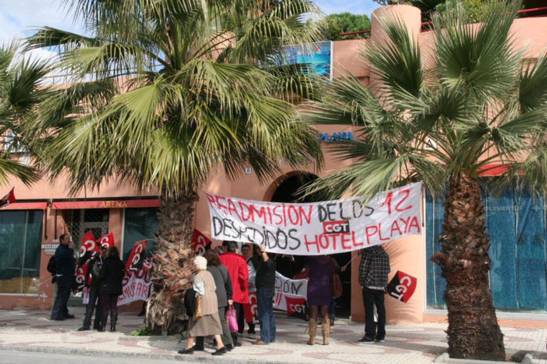 28-f: Concentración en Almuñécar «No a los despidos en Hoteles Playa» DESCONVOCADA