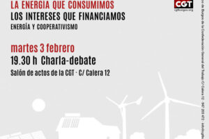 3-F: Charla debate: la energía que consumimos; los intereses que financiamos