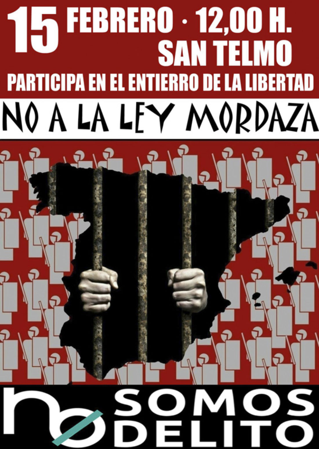 Este domingo 15 de febrero nueva manifestación en Sevilla contra la Ley Mordaza