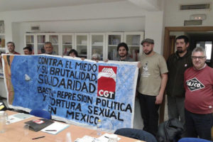 CGT: Las luchas de México en el I Encuentro Confederal de Relaciones Internacionales de la CGT. Madrid 28 de febrero y 1 de marzo de 2015