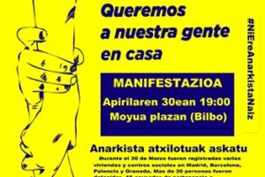 30-A: Manifestación antirrepresiva en Bilbao