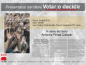 16-a Alcoi: Presentación del libro «Votar o decidir»