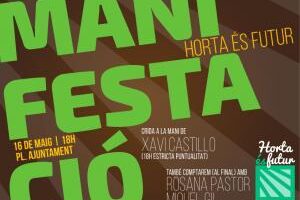 Horta és Futur convoca una manifestación para celebrar la parada del PGOU y reivindicar el empoderamiento ciudadano
