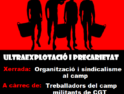 4-j Castelló: Charla «Trabajo en el campo: explotación y precariedad» a cargo de CGT CAMP Castelló