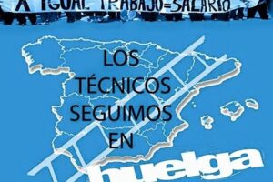 La huelga del personal técnico Movistar sigue. La lucha de los «escaleras»