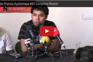 Rueda Prensa Ayotzinapa #43 completa Madrid