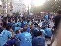 Contundente protesta en Valencia contra Telefónica-Movistar