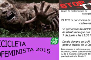 V Bicicletada ecofeminista por un Madrid sostenible contra el Tratado de Libre Comercio (TTIP)