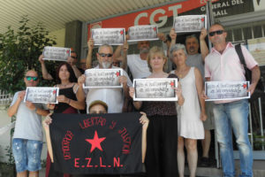 CGT-PV se solidariza con las zapatistas