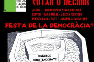 24J Bétera: Presentación del libro «Votar o Decidir»