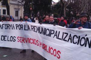 CGT sí quiere la remunicipalización de todos los servicios privatizados en Madrid