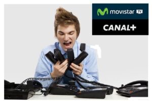 Caos en los Call Center de Movistar tras la fusión con Canal+