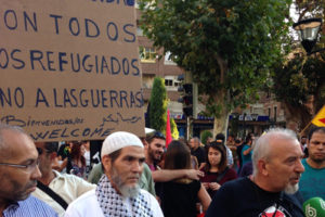 [Fotos] Manifestación solidaria con los refugiados en Castelló