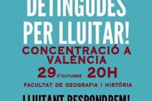 29-o València: Concentración #JoTambéSócAnarquista