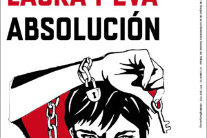 Concentración en solidaridad con Laura y Eva, encausadas en Barcelona