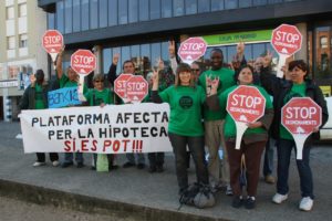 Llamamiento a participar en la manifestación de las Plataformas de Afectados por las Hipotecas (PAH)