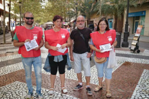 11 y 12-n Valencia, Mallorca y Alicante: Continúa la campaña informativa de CGT contra los abusos de la ONCE