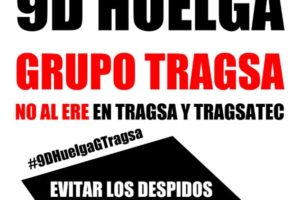 9D: Huelga contra el ERE en Tragsa y Tragsatec