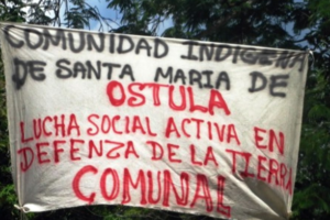 Acciones de la comunidad indígena de Ostula por la libertad del Cte. Cemeí Verdía
