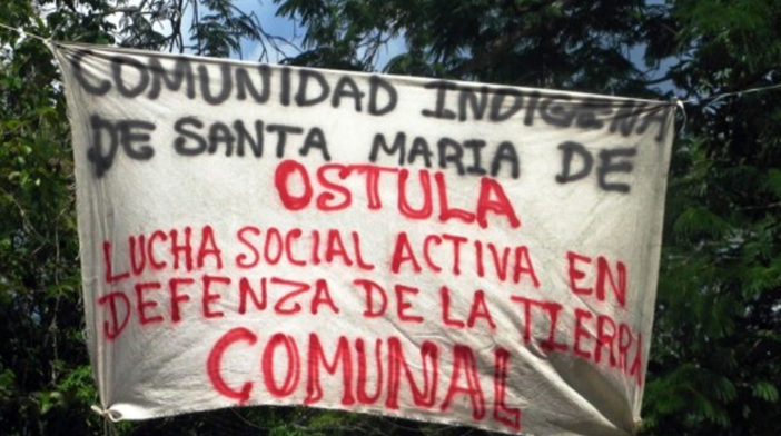 Acciones de la comunidad indígena de Ostula por la libertad del Cte Cemeí Verdía Rojo y Negro