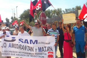 CGT convoca huelga en las empresas de transporte del Grupo Alonso, dentro de la factoría de Sam (antigua Celupal)