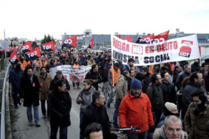 [Crónica y fotos] Manifestación 9F Airbus #HuelgaNoEsDelito