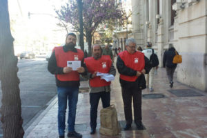 [Fotos] CGT informa en València sobre los abusos laborales en la ONCE