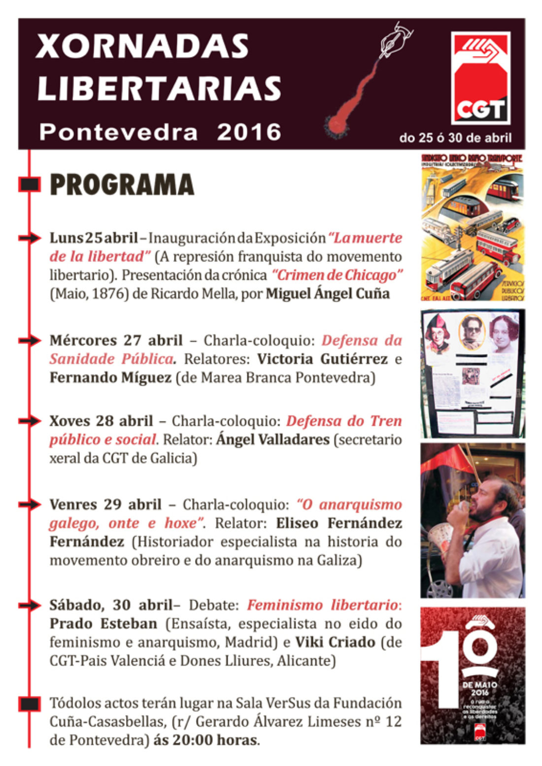 Xornadas Libertarias Pontevedra 2016