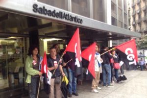 Celebrado juicio 20 de abril sobre registro jornada diaria en Banco Sabadell denunciado por CGT